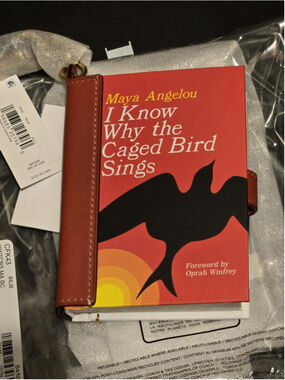 NWT Coach I Know Why The Caged Bird Sings By Maya Angelou Book Bag Charm CFK43
